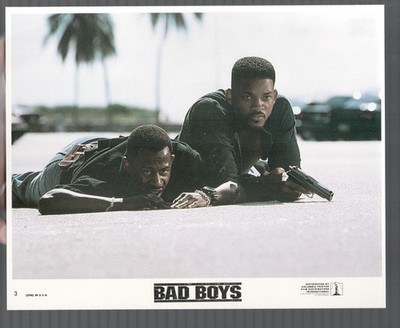 Bad Boys 8x10 Color Mini Lobby Card #3 Will Smith Martin Lawrence Crime