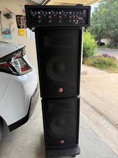 Harbinger 120 PA system / 12 inch woofers and midrange horns