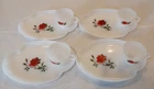 Vintage Rosecrest 8 Piece Snack Set, Original Box, Federal Glass,  Box Has Aged