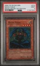 2002 YU-GI-Oh! MRL-012 Maha Vailo Magic Ruler 1st Edition PSA Mint 9