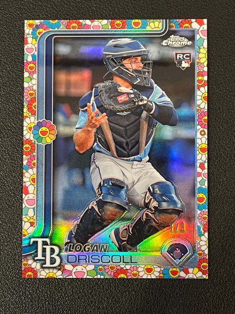 Logan Driscoll 2025 Topps Chrome Rookie Murakami Variation /3 Rays