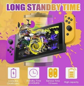 Nintendo Switch Neon Purple Joy-Con with Wrist Strap