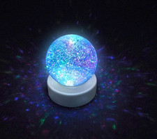 Glitter Ball Snow Globe with LED Color Changing Mood Light by Playlearn