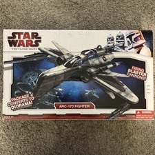 Hasbro Star Wars Clone Wars 2009 ARC-170 FIGHTER NEW SEALED VHTF