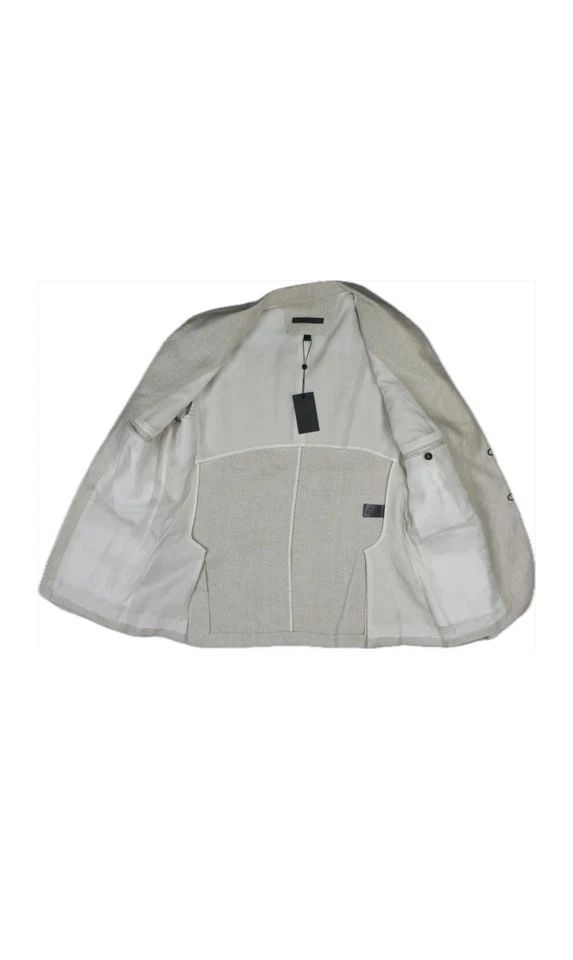 John Varvatos Linen Hemp Cotton Sport Coat Jacket 42 R New $1298 JVS01316X2 BXIA - Image 4 of 4