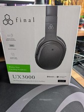 Final Audio UX3000 Headphones Black Noise canceling Bluetooth & Wired