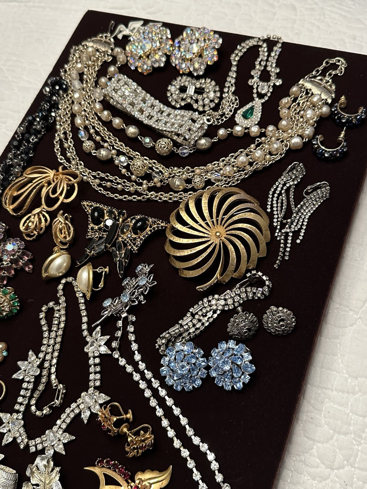 Vintage Jewelry Lot  WEISS  SARHA COV Napier Unsign HIGH END Rhinestone Jewelry image 9