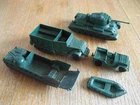 1950's MARX  Battleground Playset dark green U.S. Armor