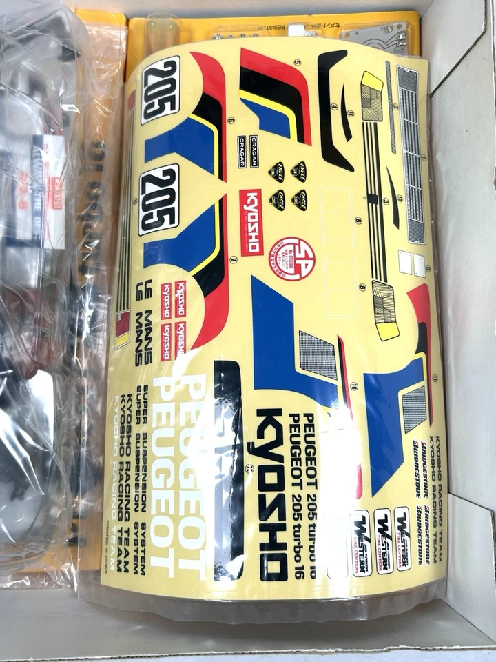 Kyosho Vintage Peugeot 205 Turbo 16 1:12 Scale Car Series VHTF -READ DESCRIPTION - Image 4 of 4