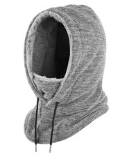 Winter Balaclava Ski Mask  Windproof Full Face Mask Neck Cover Warmer Gray