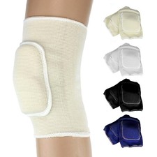 1 Pair Sports Knee Pads Volleyball Basketball Elastic Sleeve Compression Support