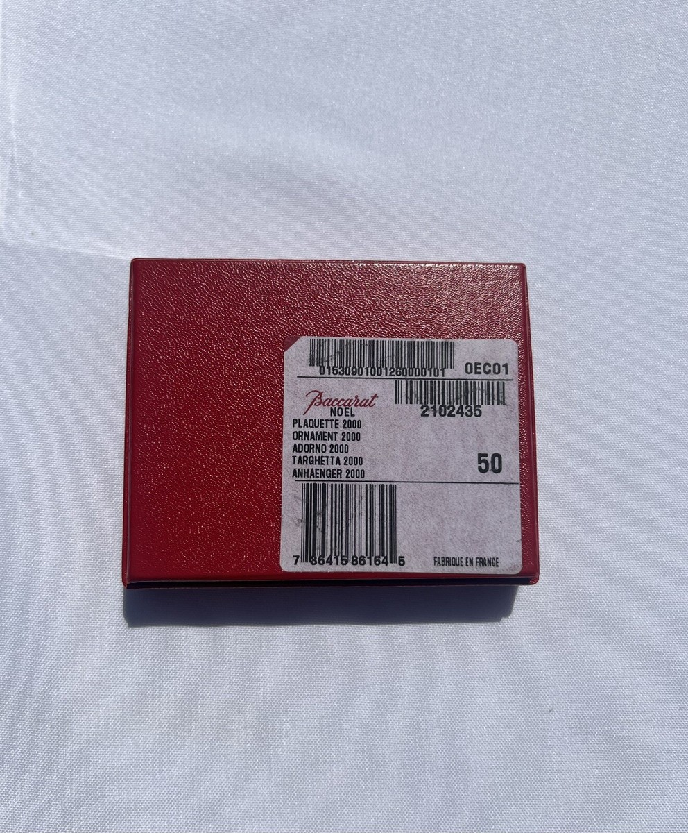Baccarat クリスタルオーナメント Noël 2000 s-l400.jpg