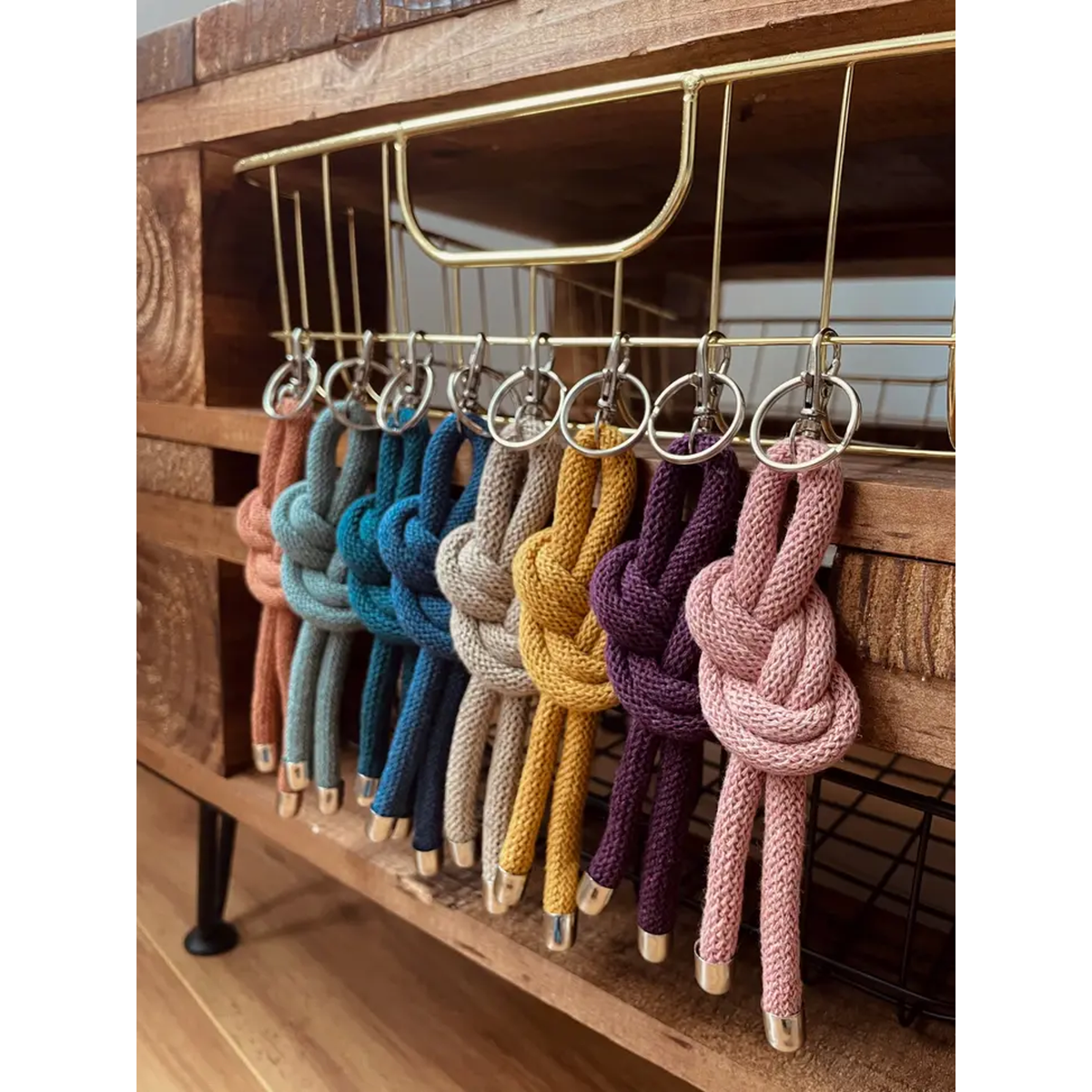 【2plan】24SS★ [LAN ARCHIVE] Ocean Rope Buckle Keyring BLUE Amazon.com: MDSXO Thin Blue Line Paracord Keychain Neck