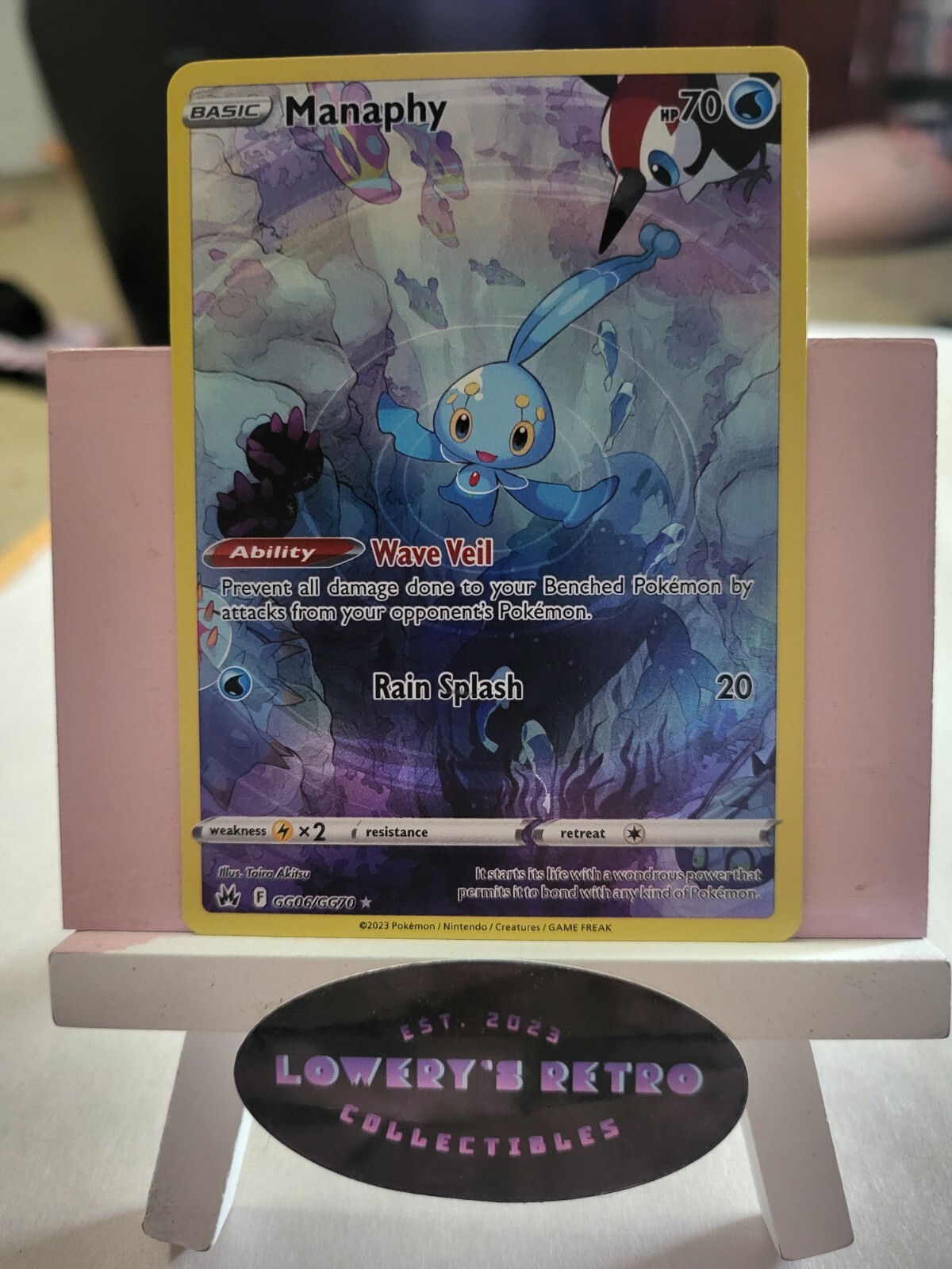 Manaphy - GG06/GG70 Crown Zenith Galarian Gallery Pokemon - NM