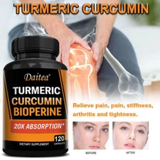 Curcumin 95% Turmeric Root Extract, Pure Premium Capsules