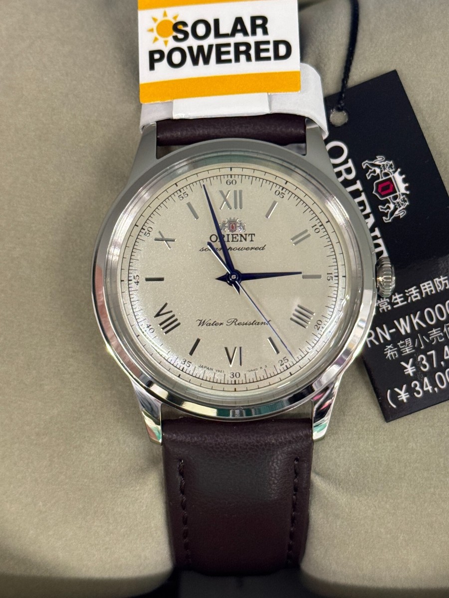 ORIENT RN-WK0003G Classic Orient Bambino 38 Solar Powered Men's