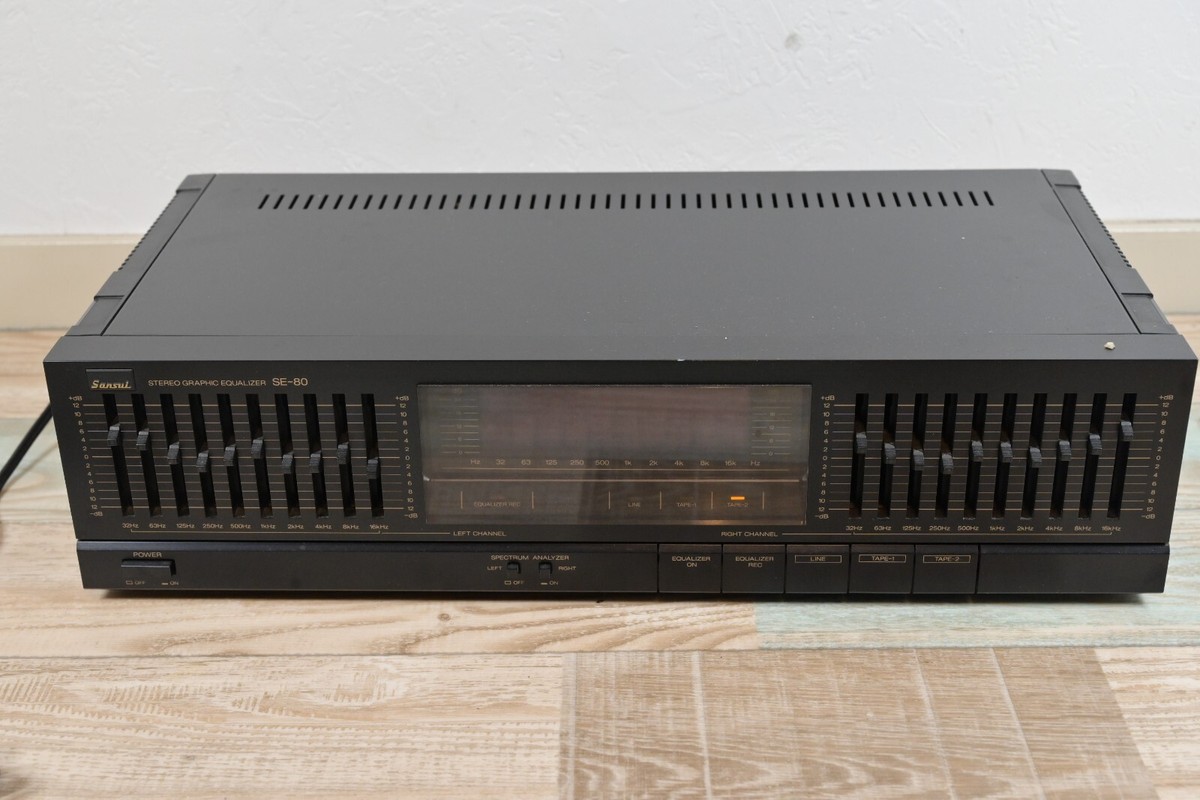 Sansui SE-800 ステレオグラフィックイコライザー Sansui SE-800 🌈RaRe🌈 Vintage Stereo Graphic Equalizer | eBay
