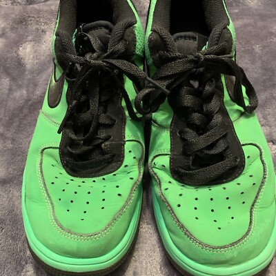 lunar air force 1 size 8.5 Mens, green superhuman, Pre-owned, Worn