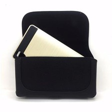 Nueva funda de cuero horizontal con clip para cinturón para teléfono celular HTC