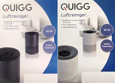 QUIGG Luftreiniger Lufterfrischer EPA Filter Aktivkohlefilter 30W Ionen Funktion