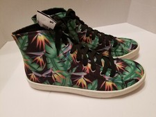 Loudmouth Stuart Bora Bora Men's Size 10M High Top Unisex Canvas Sneaker Shoes