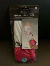 New Storybook Mad Hatter Fingerless Gloves Women's OSFM