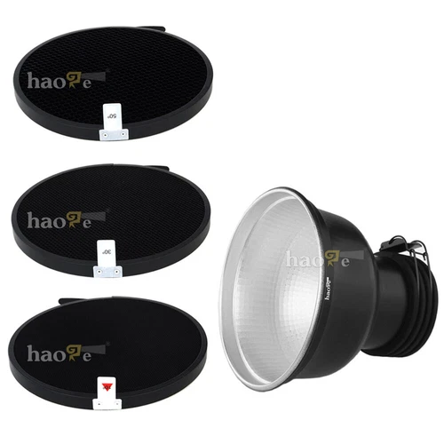 10° 30° 50° Honeycomb Grid + Zoom Reflector Set for Profoto Prohead & Acute head