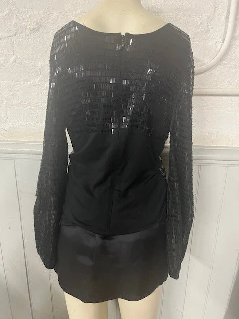 Топ с длинным рукавом Patrizia Pepe сексуальный с последовательностью - Изображение 4 из 4