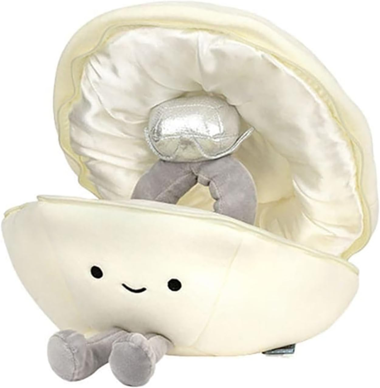 Plush Ring Box Pillow with Diamond Shell Case for Jewelry Storage-image