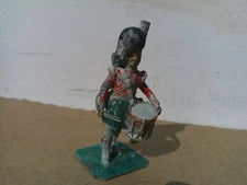 Chas Stadden, British Highlander drummer 1900, needs repainting, lead 54mm