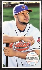 CARLOS SANTANA 2011 Topps Lineage 1964 Topps Giants Style Box Topper Card #TG19