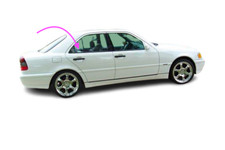 Fits: 1994-2000 Mercedes-Benz C220, C230 Passenger Right Rear Vent Window Glass