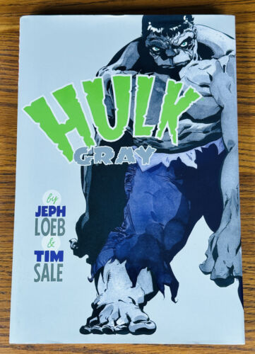 HULK GRAY HARDCOVER BOOK by JEPH LOEB & TIM SALE Marvel 2004 1ST PRINTING Comic - Picture 1 of 3