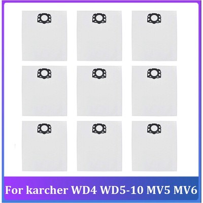 Sacchetti Per Aspirapolvere Per K&auml;rcher WD4, WD5, WD6, Sacchetti Filtro In Pile Kfi 487 Sacchetti Per La Polvere Per Karcher Mv 4 Mv 5 Mv~p180999212