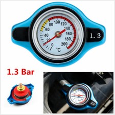 Blue Small Head 1.3 Bar Thermost  Cap Cover Water Temperature Gauge NEW