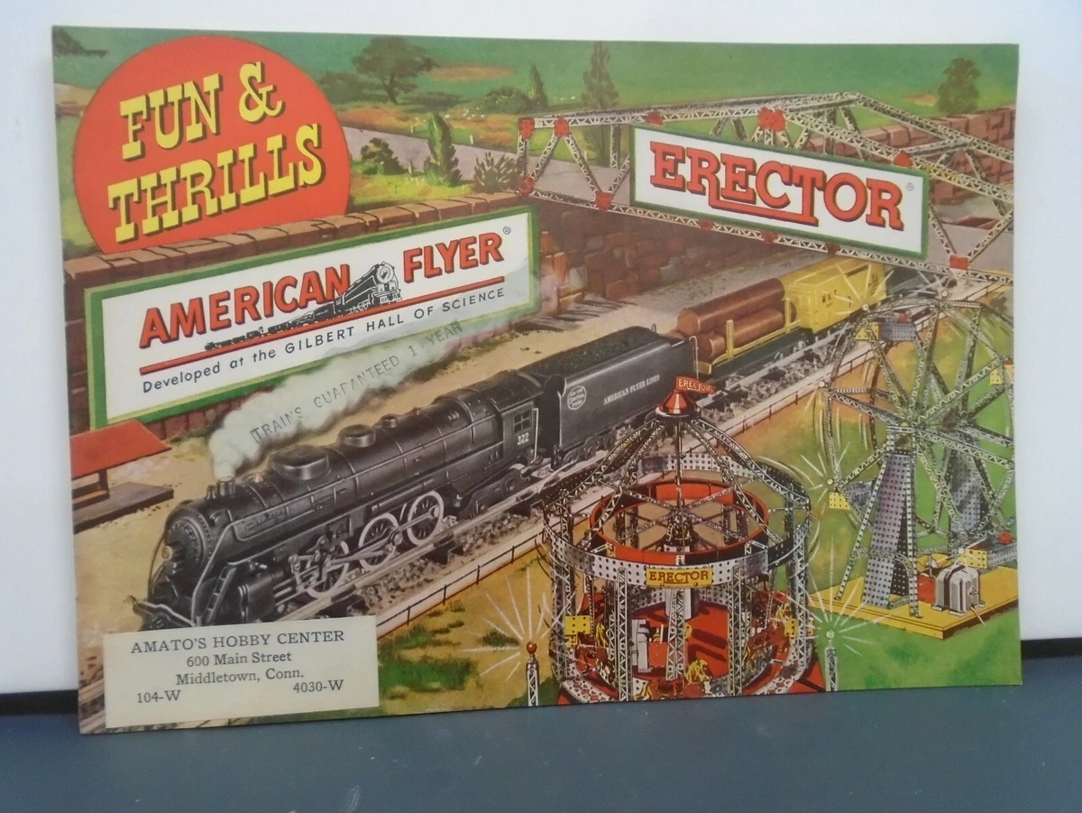 ORIGINAL 1949 American Flyer Fun Thrills TRAIN Catalog New