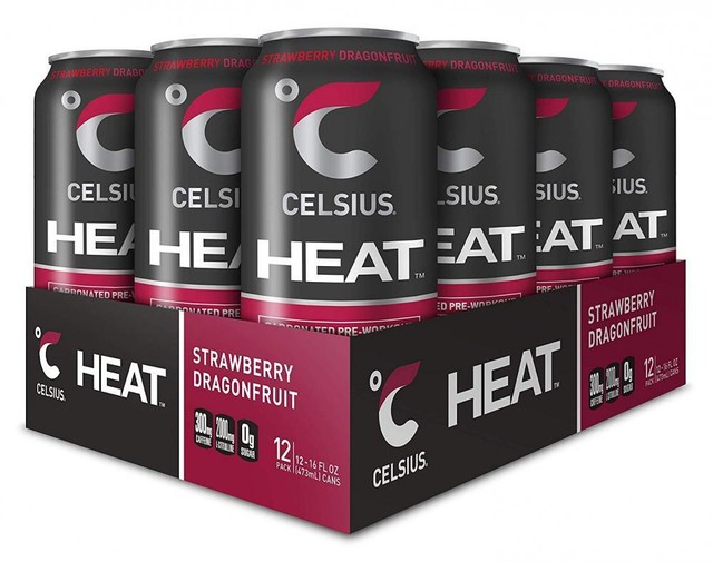 CELSIUS HEAT Orangesicle Performance Energy Drink, ZERO Sugar, 16oz