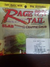 Strike King Rage Tail Slab Crappie Grub 2"