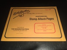 White Ace Stamp Album Supplement Pages  - Canada Commemorative 1993 CC-38