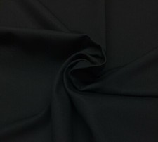 BLACK CANVAS COTTON DUCK 12 OZ APPAREL BAG UPHOLSTERY FABRIC BY 1/2 YARD 67" W