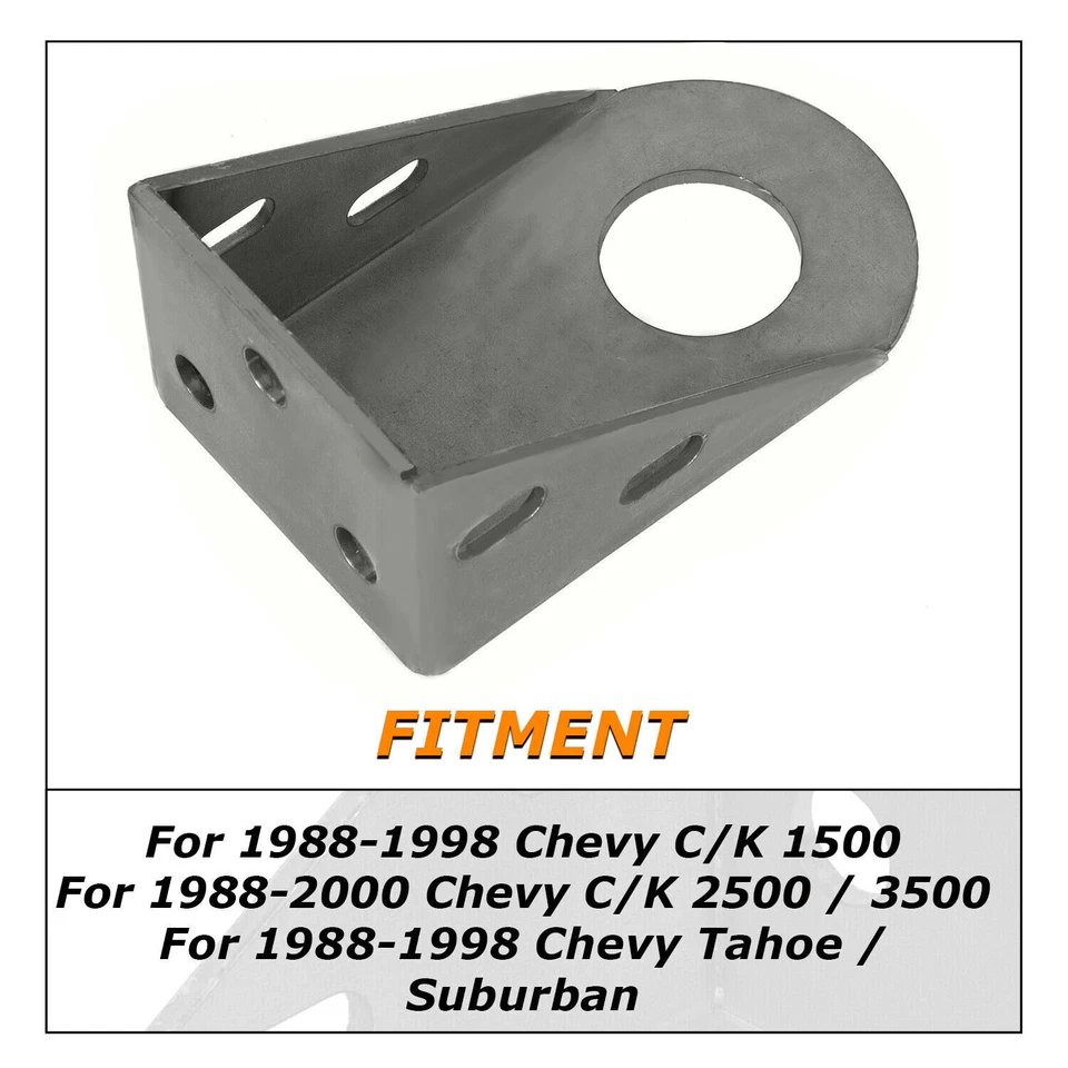 Soporte de montaje de radiador de 2 piezas para Chevy Chevrolet C/K 1500 2500 3500 88-00 Foto 2 de 4