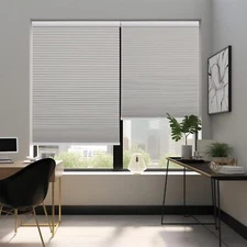 Changshade CUSTOM Made Blackout Honeycomb Window Blinds Cordless Cellular Shades