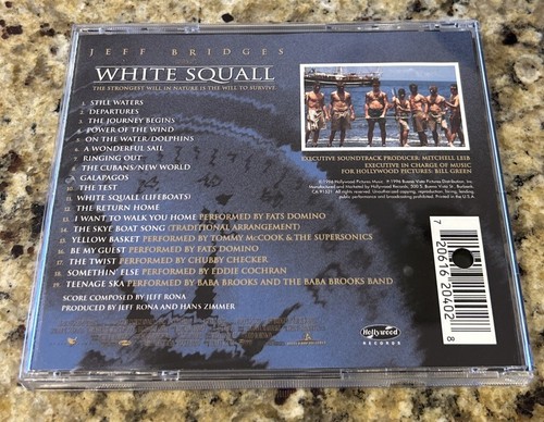 White Squall Soundtrack CD Jeff Rona Hans Zimmer 1996 HOLLYWOOD RECORDS - Picture 3 of 3