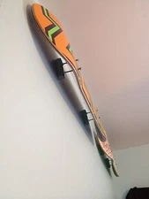 Biznikz Skateboard Longboard Deck Display Wall Mount Hanger (2 pc.set) Skate