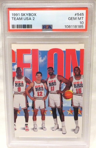 Team USA 2 **PSA 10** GEM MINT 1991 Skybox Basketball #545