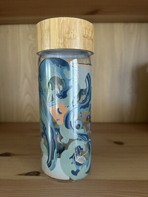 Illumicrate - Flow Like A River - Glass Water Bottle - Into The Deep Book Box
