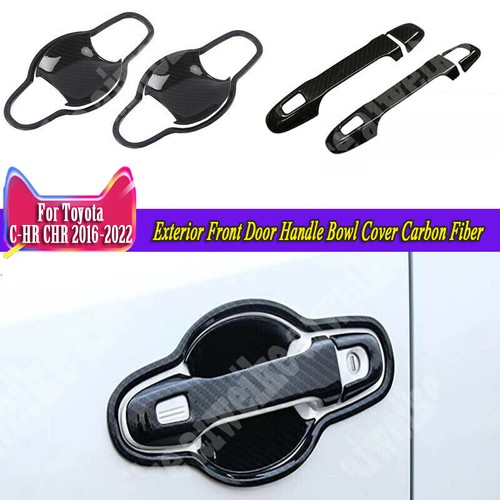 Cadre Décoratif Pour Volant Toyota C-HR 2016-2023 - Noir - En ABS - Installation Facile Avec Adhésif 3M - 12