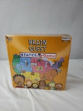 Brain Quest States Memory Game Grades 3 - 6 New Sealed Very Good Learning Game