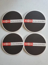 4 Drambuie Liqueur Beer Coasters Scotch Whiskey Alcohol Man Cave Bar Decor