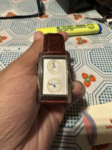 OROLOGIO DOPPIO QUADRANTE VINTAGE Intercoins Quadrante riproduzione due facce € - Foto 2 di 7